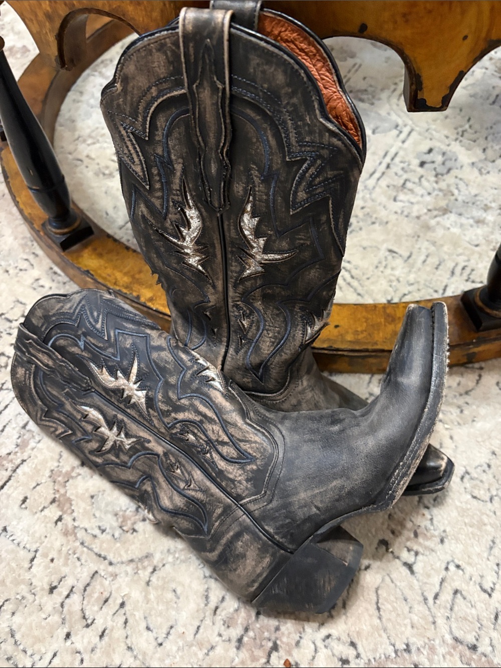 Dan Post  Western Cowboy Boot  Leather - Picture 7 of 9